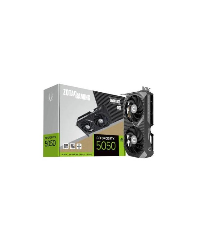VGA ZOTAC RTX 5050 TWING EDGE OC 8GB,NV,RTX5050,8GB,GDDR6,128BIT,1HDMI+3DP,2 VENTILADORES (ZT-B50500H-10M)