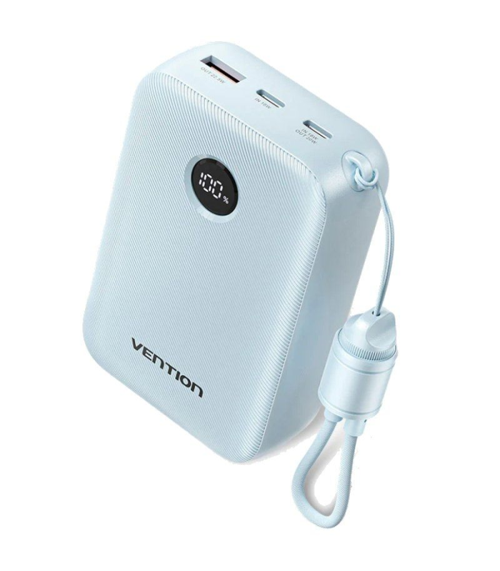Powerbank 20000mAh Vention FKBL0-C/ 22.5W/ Azul
