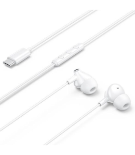 Auriculares Intrauditivos Vention Echo Lite USB-C In-Ear/ con Micrfono/ USB Tipo-C/ Blancos
