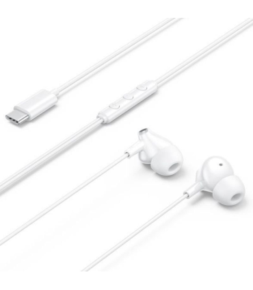 Auriculares Intrauditivos Vention Echo Lite USB-C In-Ear/ con Micrfono/ USB Tipo-C/ Blancos