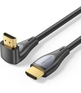 Cable HDMI 2.0 4K Acodado Vention ALQBG/ HDMI Macho - HDMI Macho/ 1.5m/ Negro