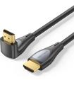Cable HDMI 2.0 4K Acodado Vention ALQBG/ HDMI Macho - HDMI Macho/ 1.5m/ Negro