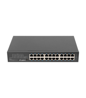 SWITCH LANBERG 24 PUERTOS GIGABIT ETHERNET RACK 19\"