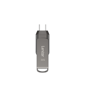 Lexar JumpDrive LJDD400032G-BNQNG unidad flash USB 32 GB USB Tipo C 3.2 Gen 1 (3.1 Gen 1) Gris