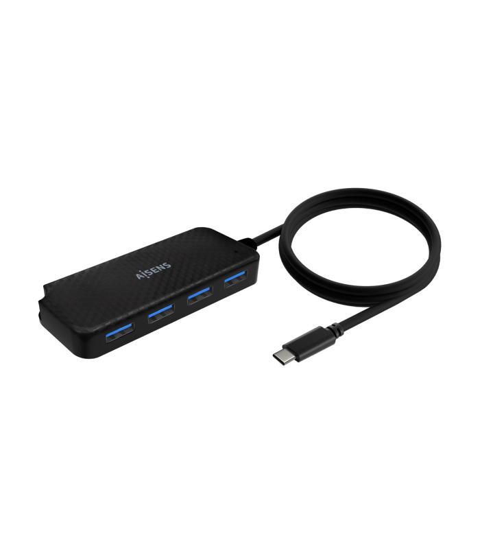 HUB AISENS USB 3.1 USB-C USB-C M-4XTIPO A H NEGRO 60CM