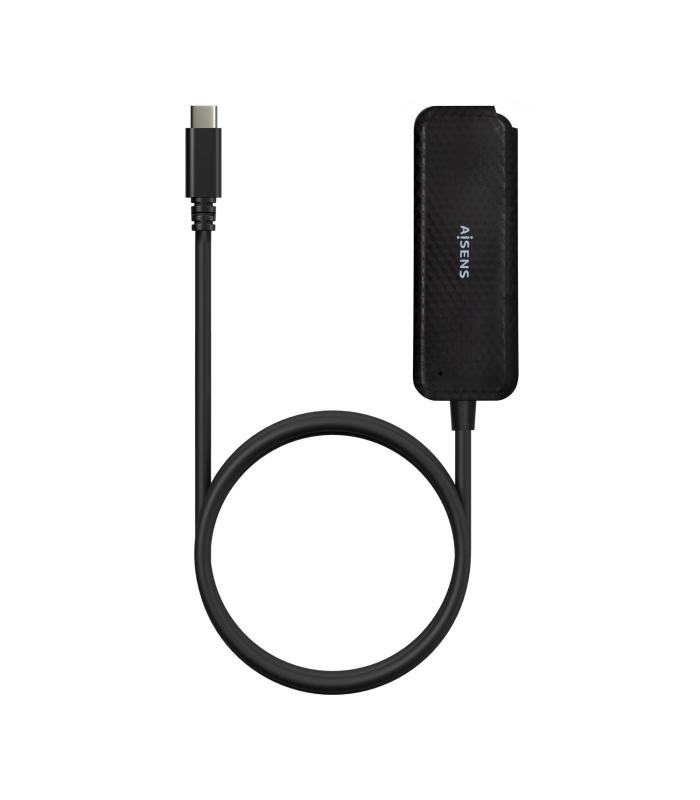 HUB AISENS USB 3.1 USB-C USB-C M-4XTIPO A H NEGRO 60CM