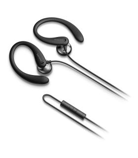Auriculares Deportivos Philips TAA1105BK  Con Micrfono  Jack 3.5  Negros
