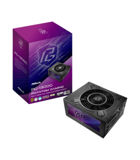 Asrock Phantom Gaming PG-1300G unidad de fuente de alimentacin 1300 W 20+4 pin ATX ATX Negro