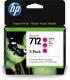 HP Paquete de 3 cartuchos de Tinta DesignJet 712 magenta de 29 ml