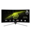 MSI MAG 345CQR Pantalla Para PC 86,4 Cm (34") 3440 X 1440 Pixeles UltraWide Dual Quad HD Negro