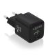 CARGADOR GAN AISENS 20W 1XUSB-C PD3.0 QC4.0 1XUSB-A QC3.0 NEGRO