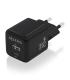 CARGADOR GAN AISENS 20W 1XUSB-C PD3.0 QC4.0 1XUSB-A QC3.0 NEGRO