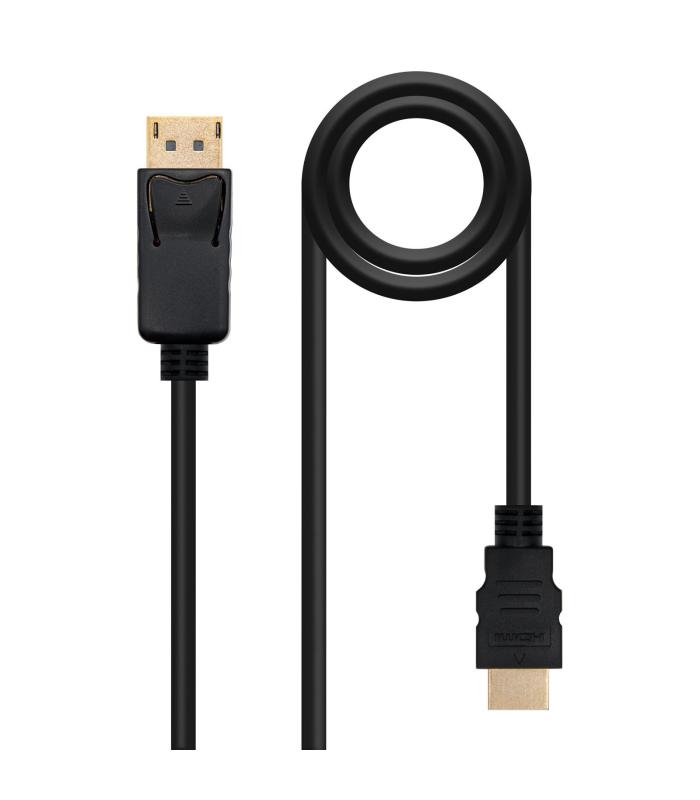 NANOCABLE CABLE CONVERSOR DP A HDMI, DP M-HDMI M NEGRO 10 M