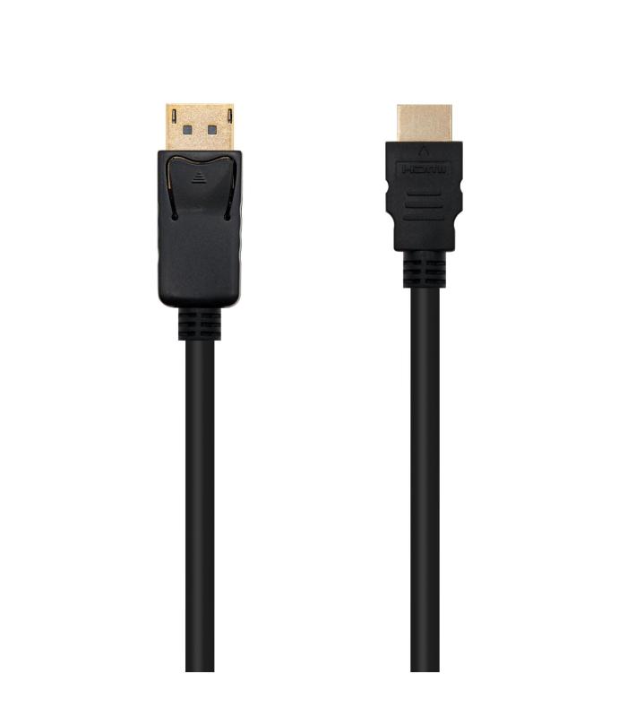 NANOCABLE CABLE CONVERSOR DP A HDMI, DP M-HDMI M NEGRO 10 M