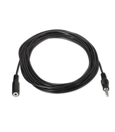 CABLE AUDIO AISENS ESTEREO JACK 3.5 M-JACK 3.5 H NEGRO 1.5M