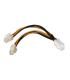 CABLE ALIMENTACION 4PIN H-4+4PIN M 15CM AISENS A131-0166