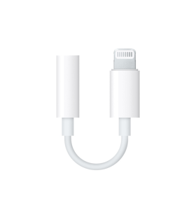 ADAPTADOR APPLE LIGHTNING A JACK 3,5MM BLANCO