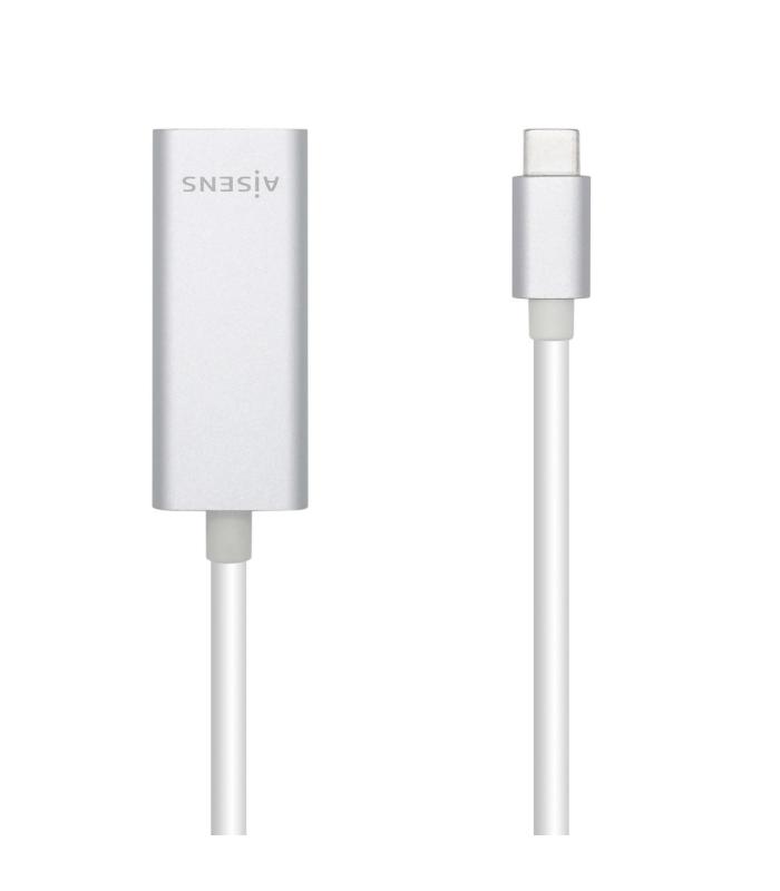 Adaptador USB Tipo-C - RJ45 Aisens A109-0505  1000Mbps