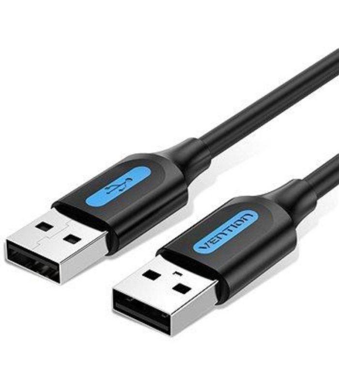 Cable USB 2.0 Vention COJBD/ USB Macho - USB Macho/ 480Mbps/ 50cm/ Negro