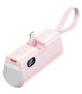 Powerbank 4800mAh Vention FHRP0/ 22.5W/ Rosa