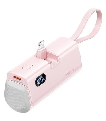 Powerbank 4800mAh Vention FHRP0/ 22.5W/ Rosa