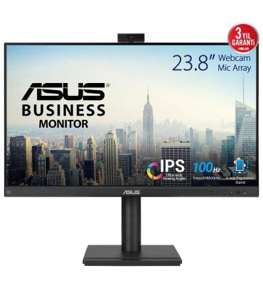 Monitor Profesional Asus BE249QFK 24'  Full HD  Webcam  Multimedia  Regulable En Altura  Negro