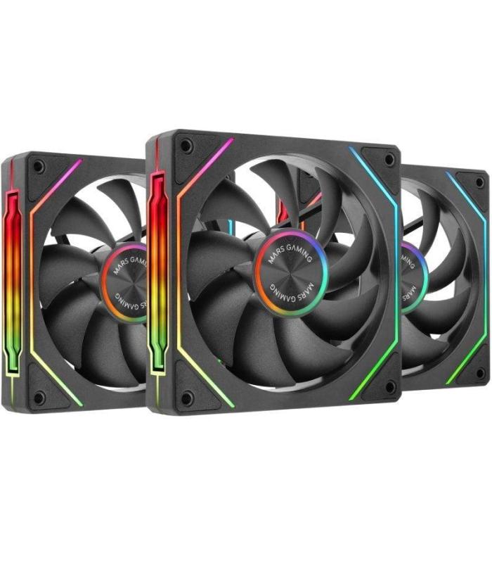 Pack 3 Ventiladores Mars Gaming MF-LINKFINITYKIT2/ 12cm/ ARGB