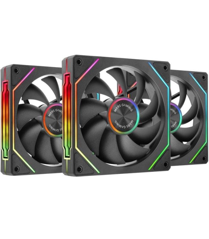 Pack 3 Ventiladores Mars Gaming MF-LINKFINITYKIT2/ 12cm/ ARGB