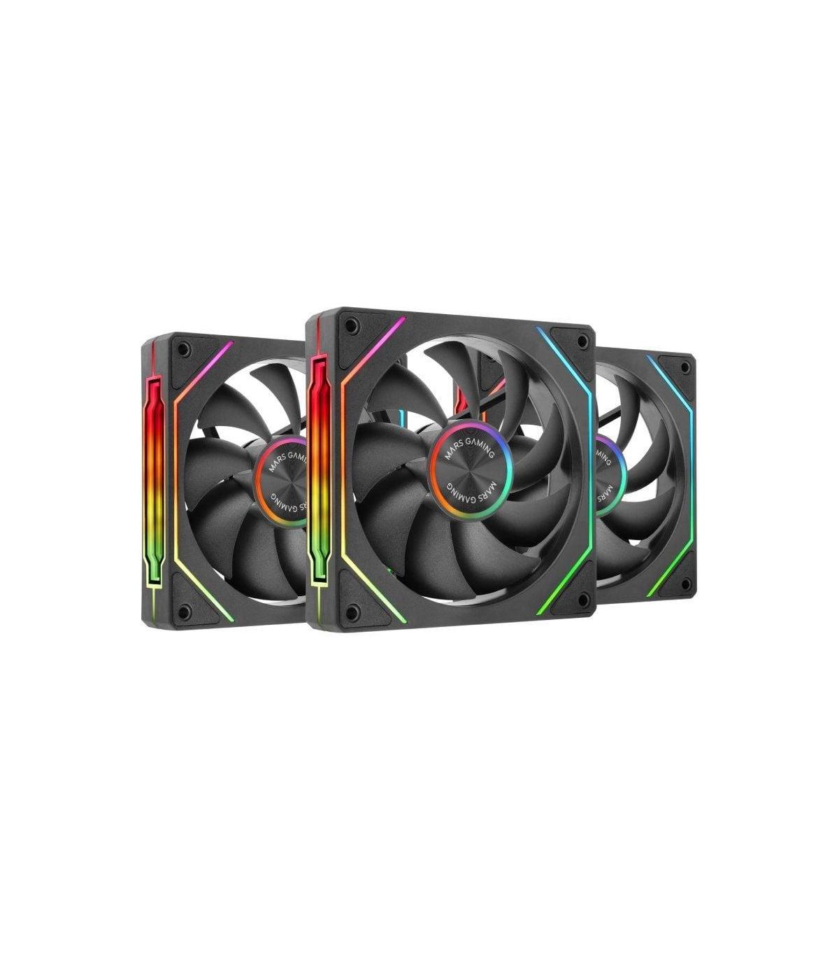 Pack 3 Ventiladores Mars Gaming MF-LINKFINITYKIT2/ 12cm/ ARGB