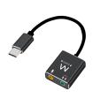 Ewent Cable Adaptador De Audio USB Tipo C/ Jack