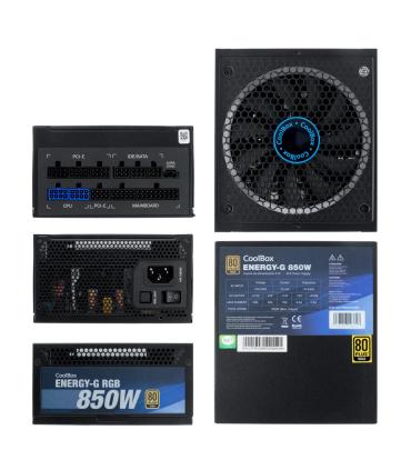 Coolbox Gaming Fuente Alimentacion 850W RGB 80+GOL