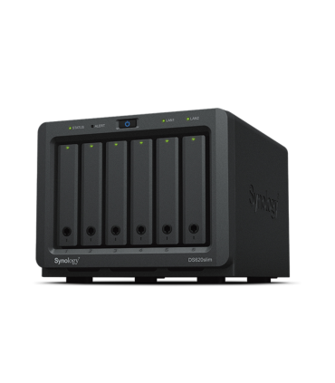 NAS SYNOLOGY DS620SLIM 6BAY 2.5IN 2.0GHZ DC EXT2X GBE 2X USB 3.0