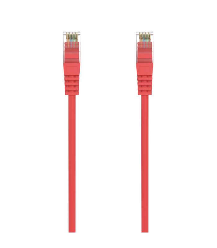 CABLE RED AISENS LATIGUILLO RJ45 LSZH CAT.6A UTP AWG24 25CM ROJO