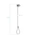 CABLE SEGURIDAD CON LLAVES PARA PORTATILES 1.5M TOOQ TQCLKC0025