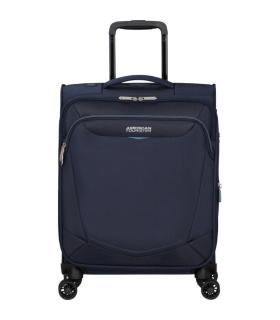 Maleta de Cabina American Tourister SummerRide Spinner 55cm/ 55x40x23cm/ 4 Ruedas/ Azul Marino