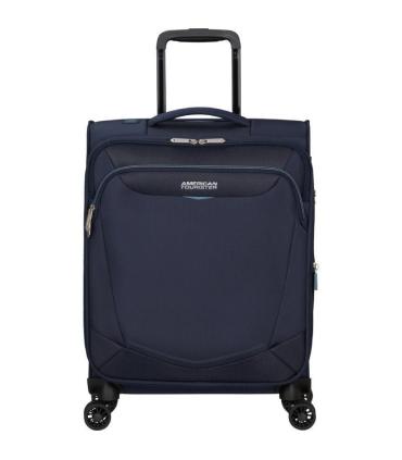 Maleta de Cabina American Tourister SummerRide Spinner 55cm/ 55x40x23cm/ 4 Ruedas/ Azul Marino