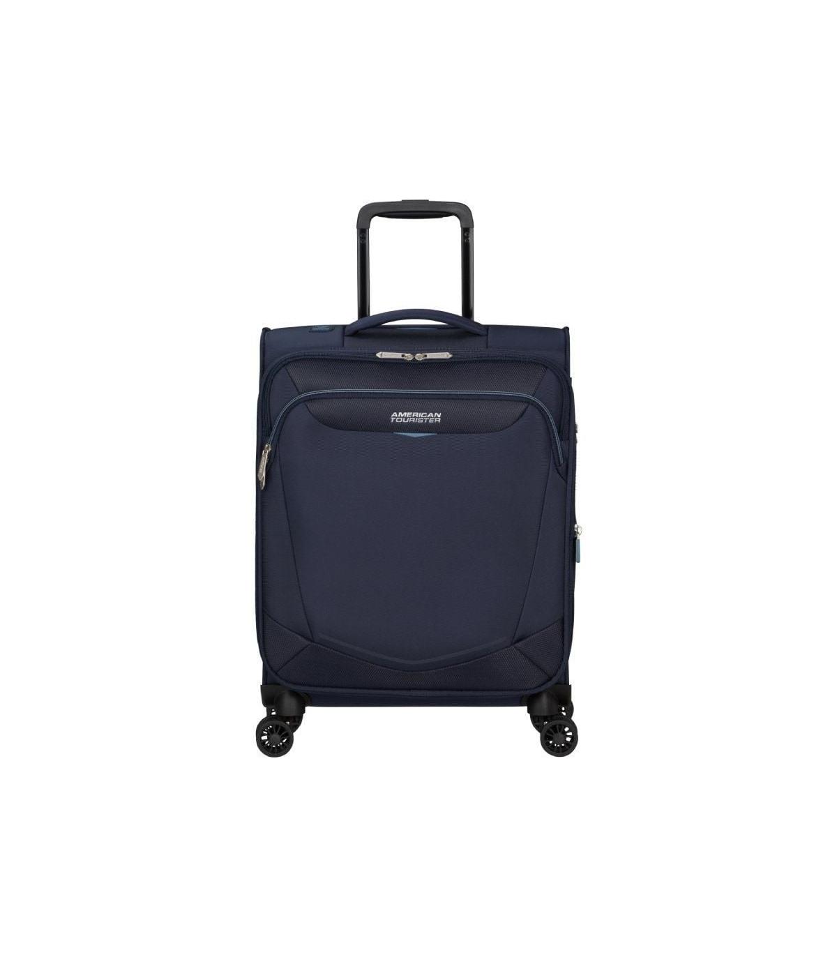 Maleta de Cabina American Tourister SummerRide Spinner 55cm/ 55x40x23cm/ 4 Ruedas/ Azul Marino