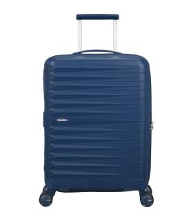 Maleta de Cabina American Tourister FastForward Spinner Expansible 55cm/ 55x40x23cm/ 4 Ruedas/ Azul Marino