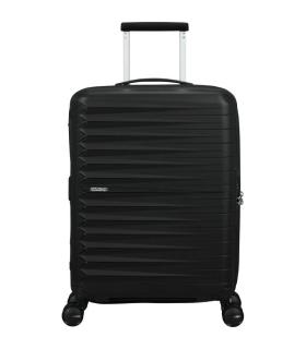 Maleta de Cabina American Tourister FastForward Spinner Expansible 55cm/ 55x40x23cm/ 4 Ruedas/ Negro