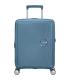 Maleta de Cabina American Tourister SoundBox Spinner 55cm/ 55x40x20cm/ 4 Ruedas/ Azul Piedra