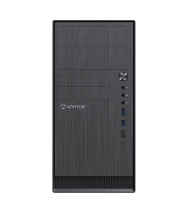 CAJA  MICRO-ATX UNYKA AERO C12 BLACK SIN FUENTE  UK52110V2