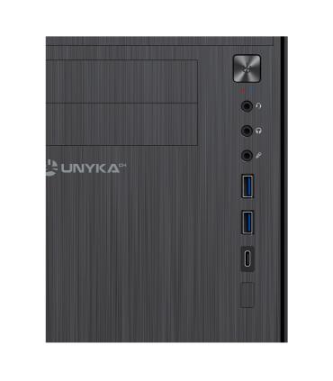 CAJA  MICRO-ATX UNYKA AERO C12 BLACK SIN FUENTE  UK52110V2