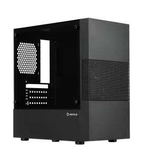CAJA MICRO-ATX SEMITORRE UNYKA AERO C25(FUENTE500W) 2USB3.0 1USB2.0 NEGRO 52125