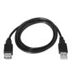 CABLE AISENS USB 2.0 TIPO A M-A H NEGRO 1.0M
