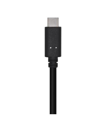 CABLE AISENS USB 3.1 GEN2 10GBPS 3A TIPO USB-C M-A M NEGRO 1,5mt