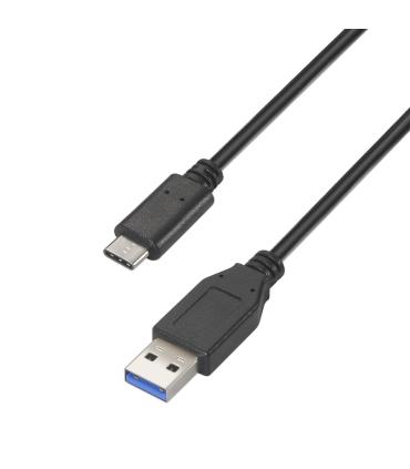 CABLE AISENS USB 3.1 GEN2 10GBPS 3A TIPO USB-C M-A M NEGRO 1,5mt