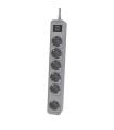 Regleta Con Interruptor Philips CHP2164G/10/ 6 Tomas De Corriente/ Cable 1.5m/ Gris