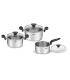 Batera De Cocina Tefal Primary E308S674  Cazo 16cm  Cacerola 18cm  Cacerola 20cm  Aluminio  Apta Para Induccin