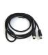 CABLE ANTENA PEPEGREEN NEGRO 1.8M M/M