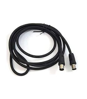 CABLE ANTENA PEPEGREEN NEGRO 1.8M M/M